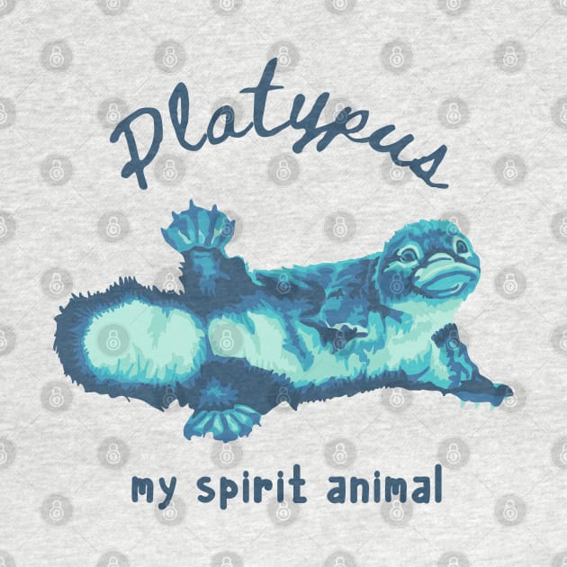 Pretty Platypus Portrait by Slightly Unhinged